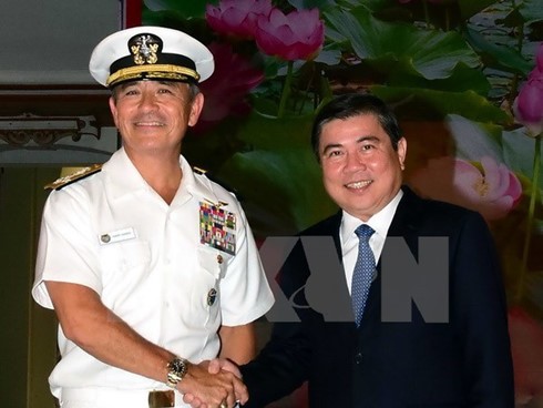 Ho Chi Minh City's leader receives Commander of the US Pacific Command - ảnh 1
